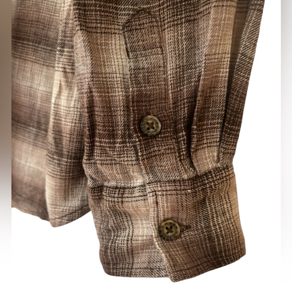 NWT Garage Oversized Plaid Shirt - Picture 3 of 5